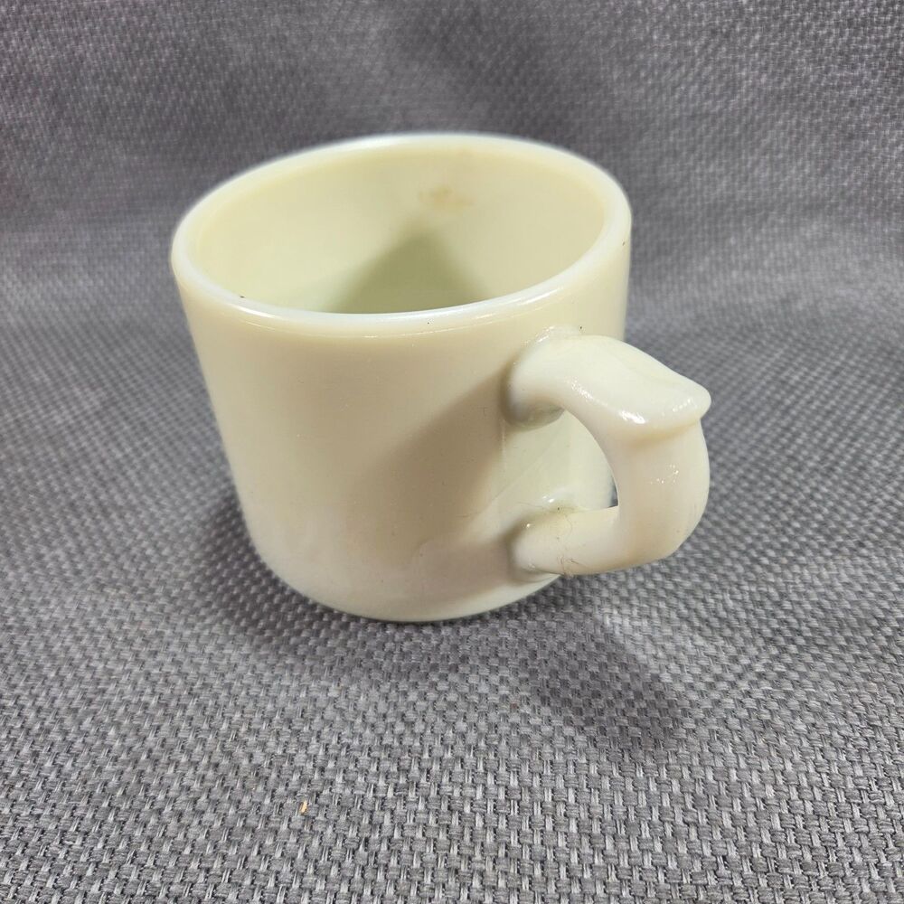 VTG Early American Old Spice Shaving Mug Ship Friendship Milk Glass Shulton NJ - Picture 3 of 5